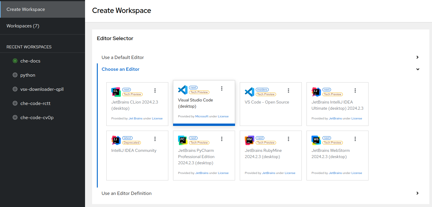 IntelliJ IDEA Ultimate on Dashboard
